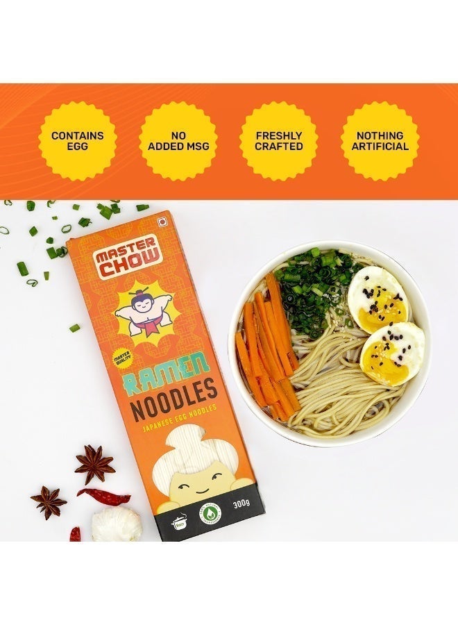 MASTER CHOW Ramen Japanese Egg Noodles 300g - Image 5